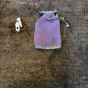 Topper Dawn doll clothes Lavender and Silver mini dress